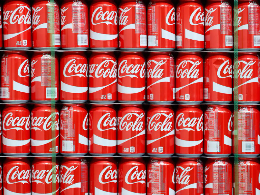 Coke cans